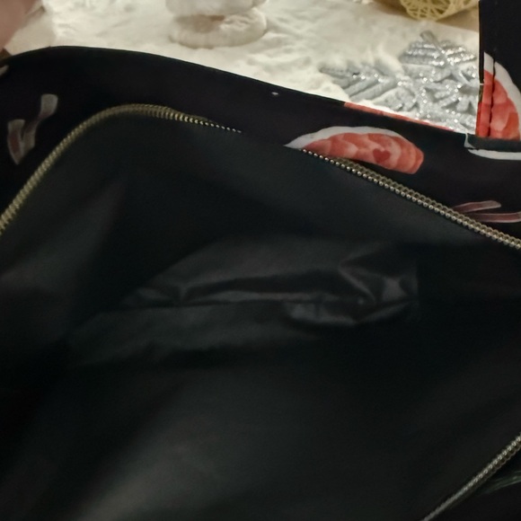 Betsey Johnson Black LunchTote with Sushi Pattern. NWOT - Picture 4 of 4